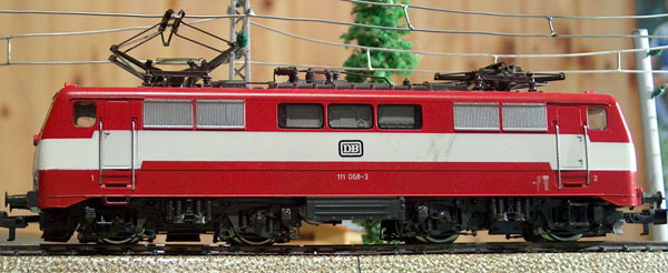 Märklins BR111 in der Versuchslackierung Märklins BR111 in der Versuchslackierung